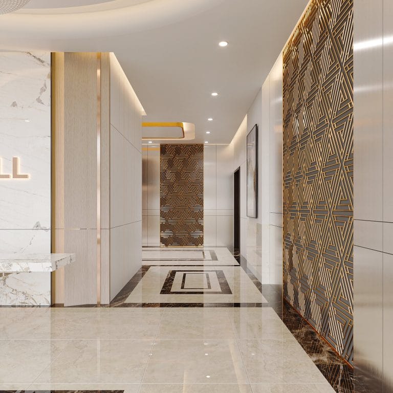 Sảnh đón sang trọng tại chung cư BenHill (Đồi Ben), Phường Thuận Giao, TP.HCM
