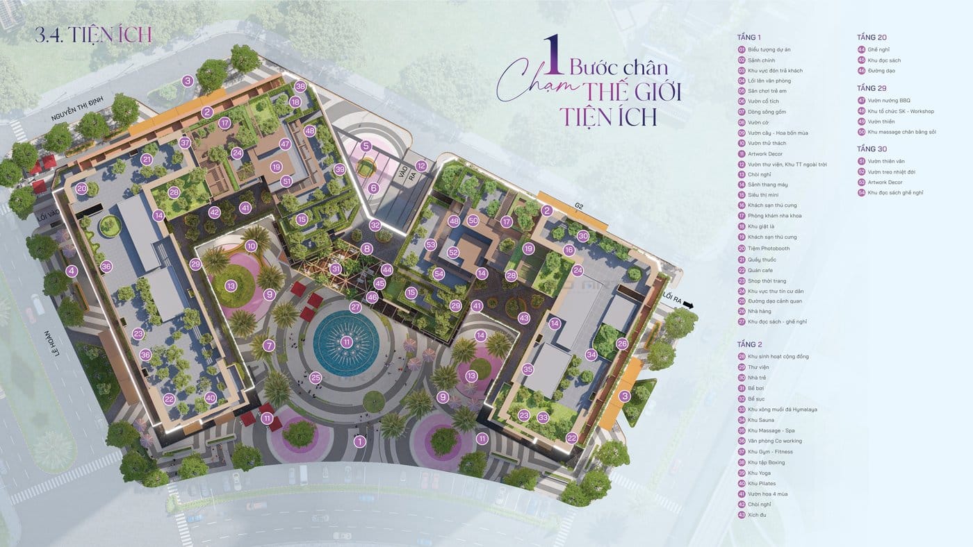 Thiết kế tổng thể 2 tháp Nam Mekong Grand Plaza